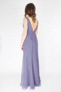 Lilac bridesmaid dress - back
